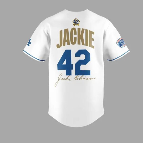 Dodgers Commemorating The Historic Career Jackie Robinson Jersey