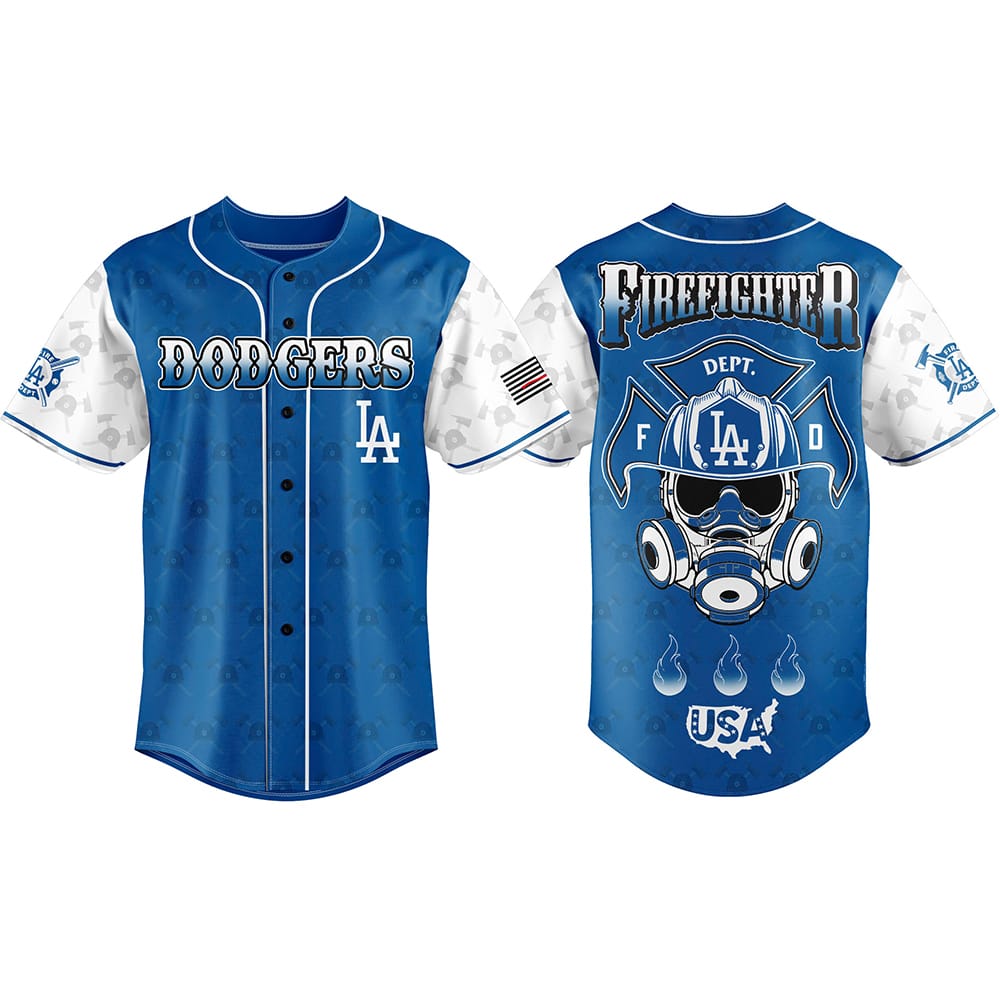 Dodgers Firefighter Appreciation Day 2025 Baseball Jersey Dodgers Firefighter Appreciation Day 2025 Baseball Jersey