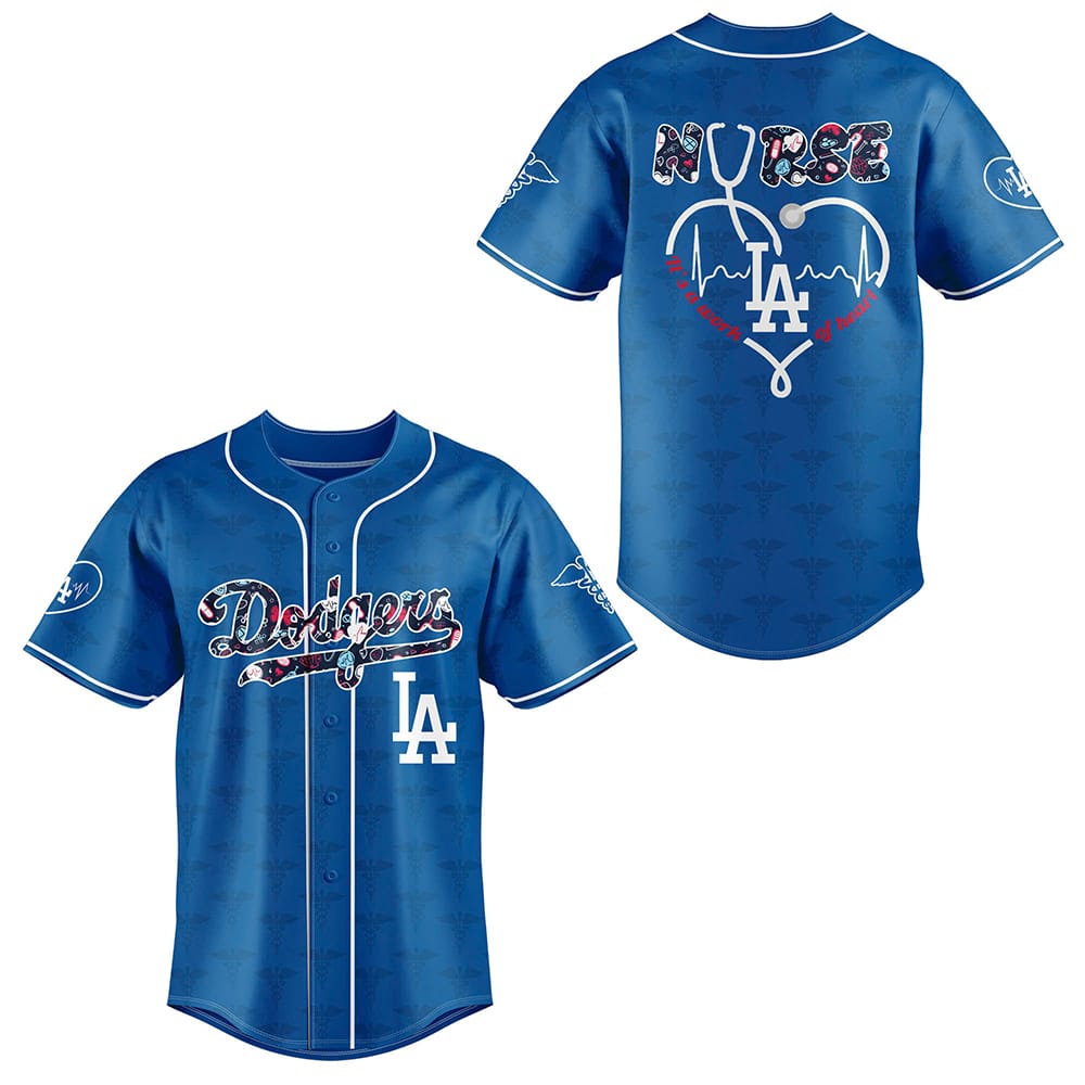 Dodgers NURSES Baseball Jersey 2025 Dodgers NURSES Baseball Jersey 2025