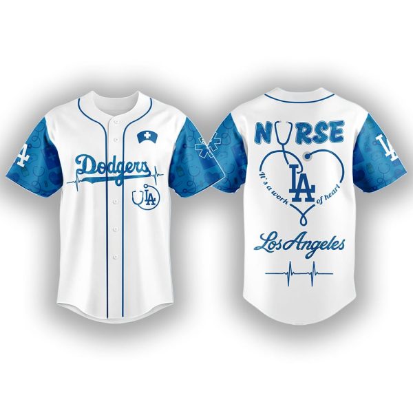 Dodgers Nurses Game Night 2025 Jersey