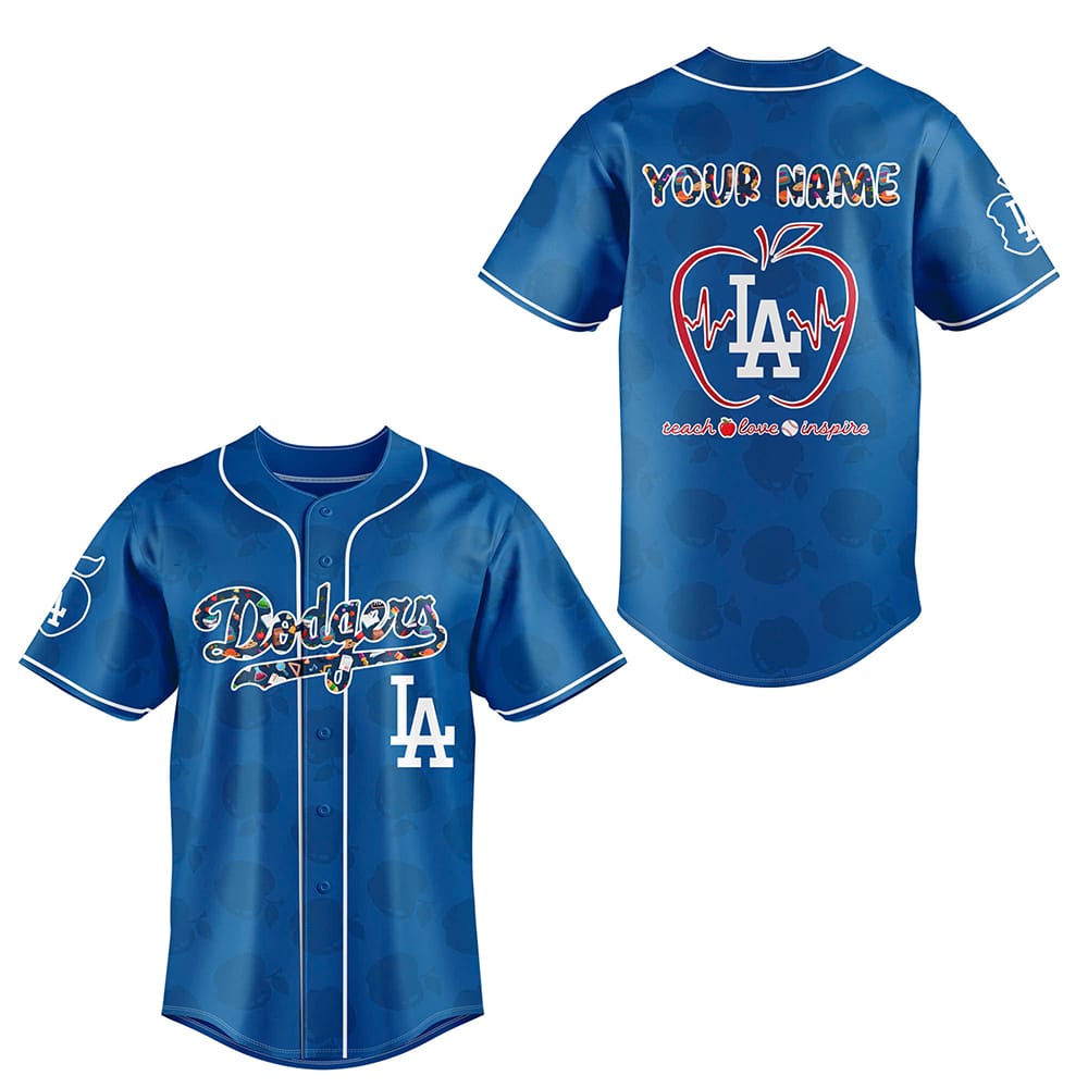 Dodgers TEACHER NIGHT 2025 Baseball Jersey Dodgers TEACHER NIGHT 2025 Baseball Jersey