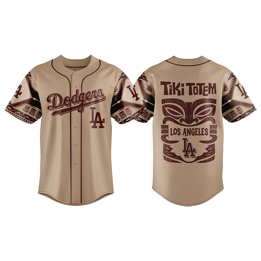 Dodgers x Native American Tiki Totem 2025 Jersey Dodgers x Native American Tiki Totem 2025 Jersey