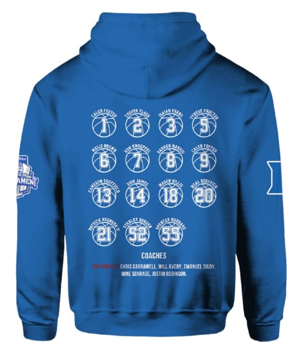 Duke ACC Men Basketball Champions 2025 Hoodie