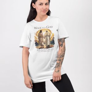 Walk With God Pope Francis 1936 2025 Never Let The Light Of Hope Go Out Shirt 3