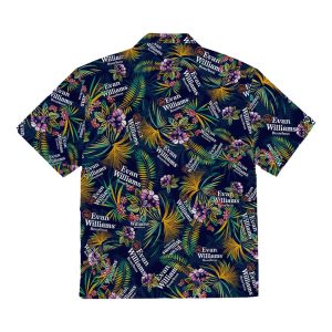 Evan Williams Bourbon Whiskey Hawaiian Shirt 2