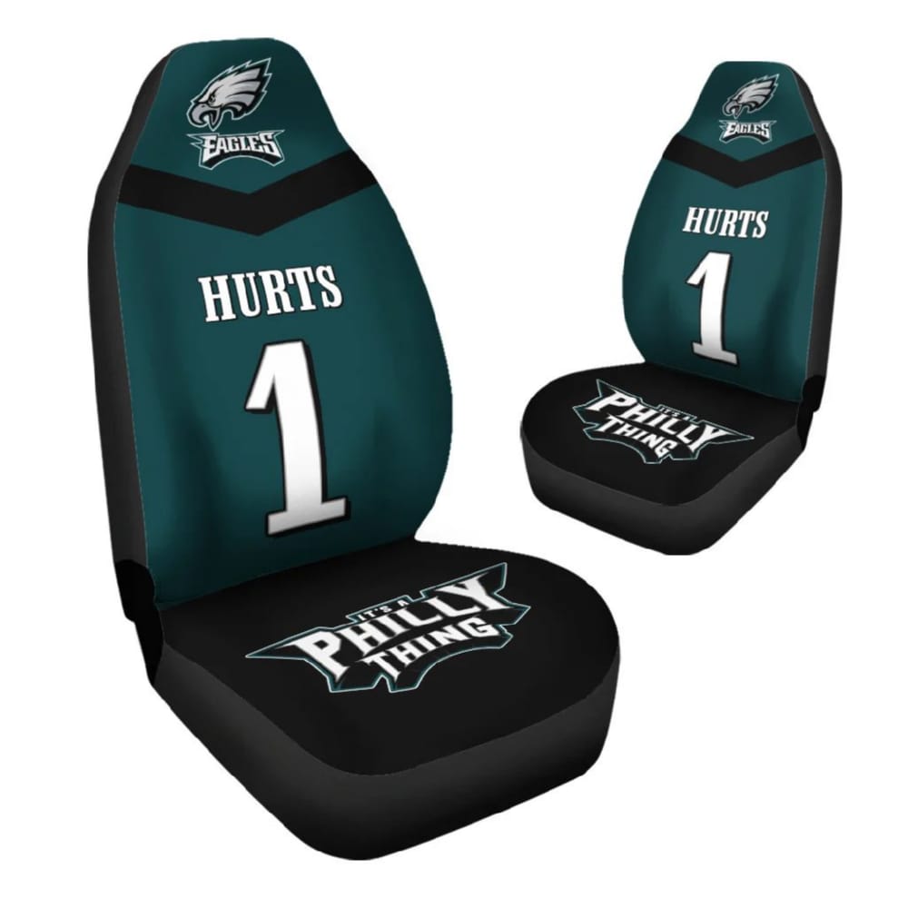 Eagles Hurts 1 Philadelphia Football Car Seat Cover Eagles Hurts 1 Philadelphia Football Car Seat Cover