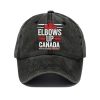 Elbows Up Canada Never Mistake Kindness For Weakness Baseball Cap