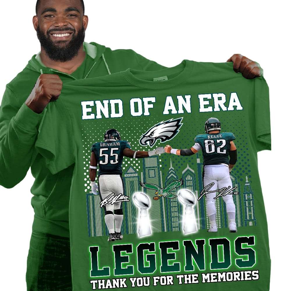 End Of An Era Graham Kelce Legends Thank You For The Memories Shirt End Of An Era Graham Kelce Legends Thank You For The Memories Shirt