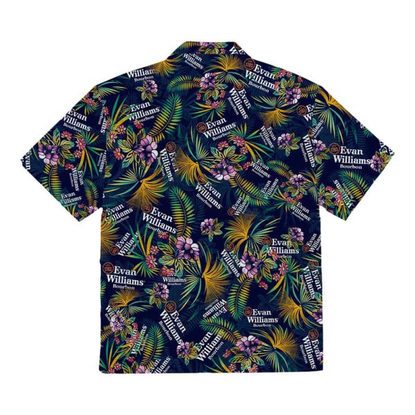 Evan Williams Bourbon Whiskey Hawaiian Shirt