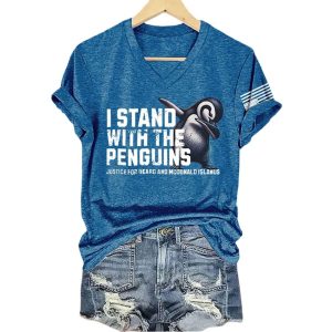 I Stand With The Penguins Justice For Heard Island and McDonald Islands Shirt1