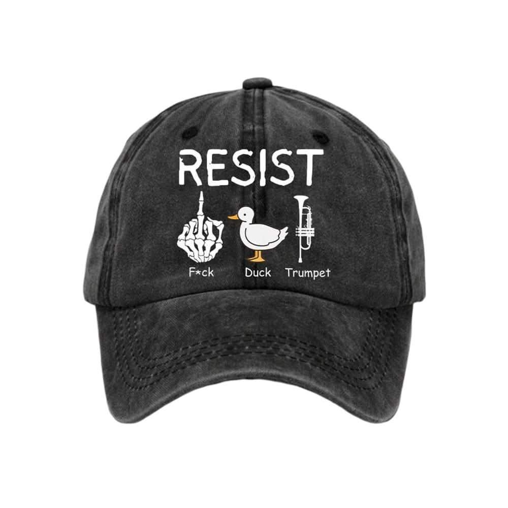 FDT Resist Fuck Duck Trumpet Baseball Cap FDT Resist Fuck Duck Trumpet Baseball Cap
