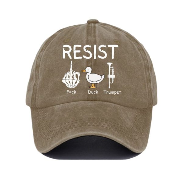 FDT Resist Fuck Duck Trumpet Baseball Cap