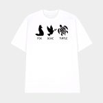 Fdt Animal Fox Dove Turtle Shirt