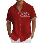 Flicker Dodo Titmouse Art Hawaiian Animal FDT Short Sleeve Shirt
