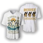 Flippers Up I Stand With The Penguins Resist Baseball Jersey