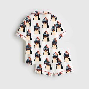 Penguin Resist Hands Off Pajama Set1