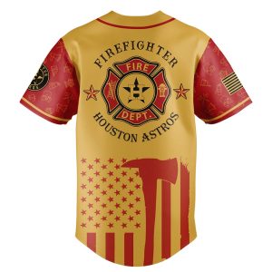 Astros Firefighter Appreciation Night Jersey 20252