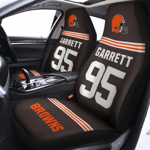 Garrett 95 Cleveland Football Car Seat Cover