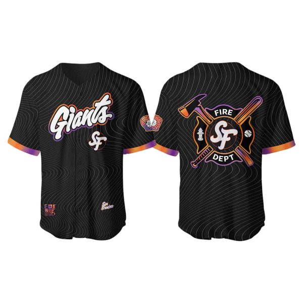 Giants City Connect Firefighter Appreciation Night Jersey 2025