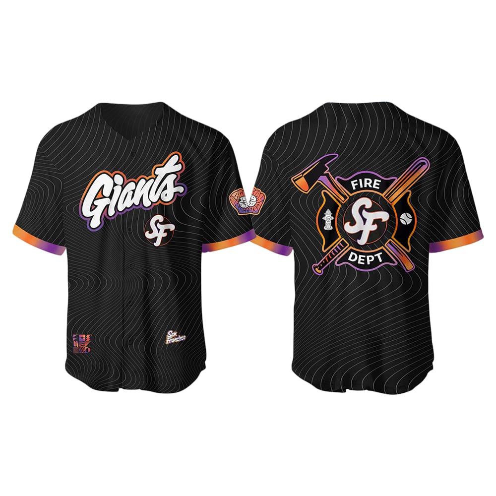Giants City Connect Firefighter Appreciation Night Jersey 2025 Giants City Connect Firefighter Appreciation Night Jersey 2025