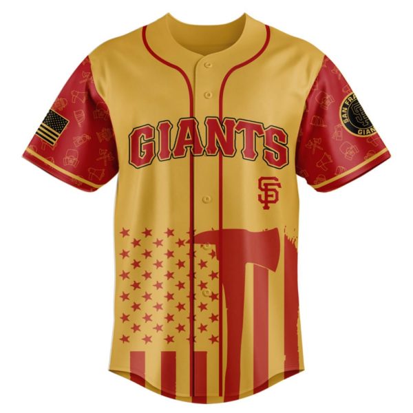 Giants Firefighter Appreciation Night Jersey 2025