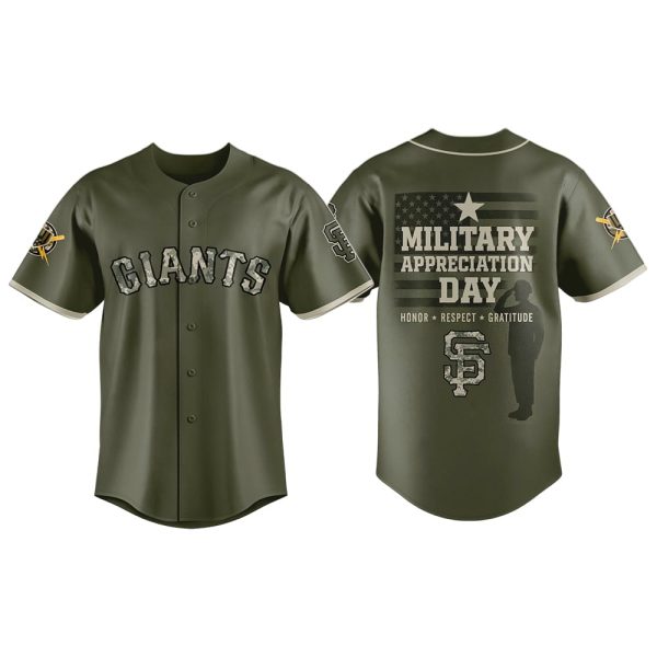 Giants Military Appreciation Day Jersey 2025