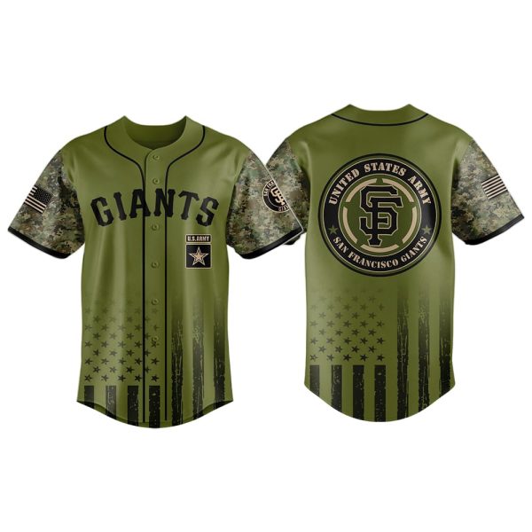 Giants Military Appreciation Night Jersey 2025