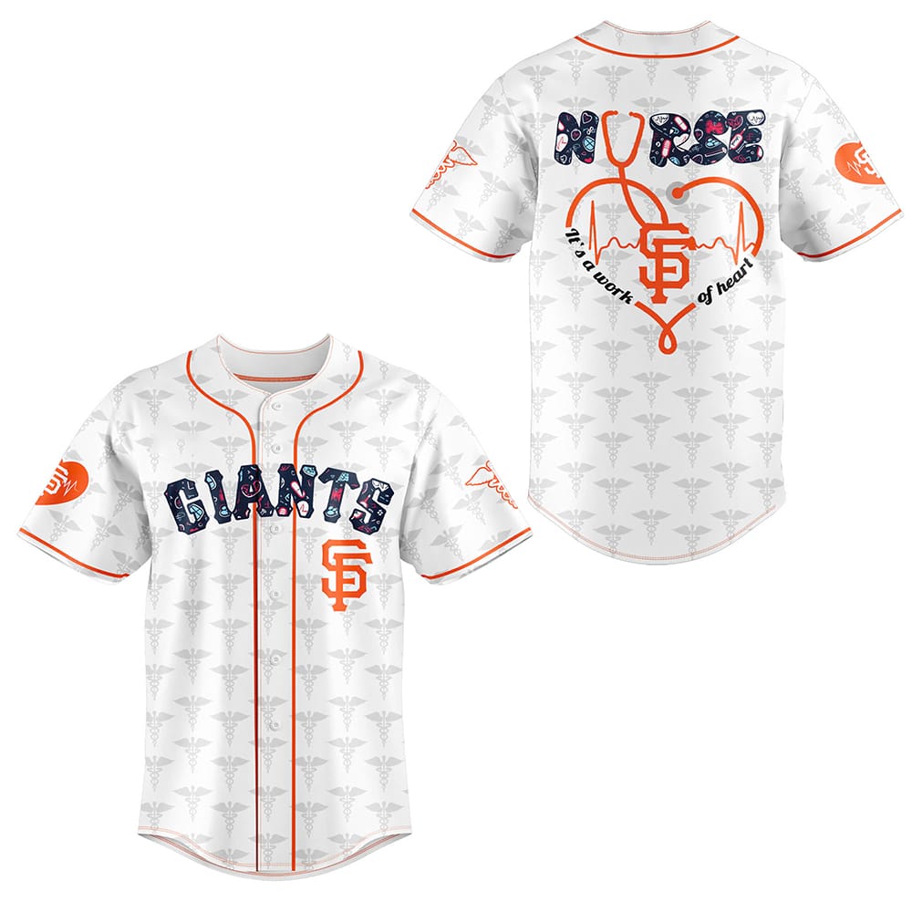 Giants NURSES Baseball Jersey 2025 Giants NURSES Baseball Jersey 2025