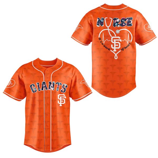 Giants NURSES Baseball Jersey 2025