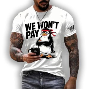 Penguins Resist We Wont Pay Tariffs Shirt