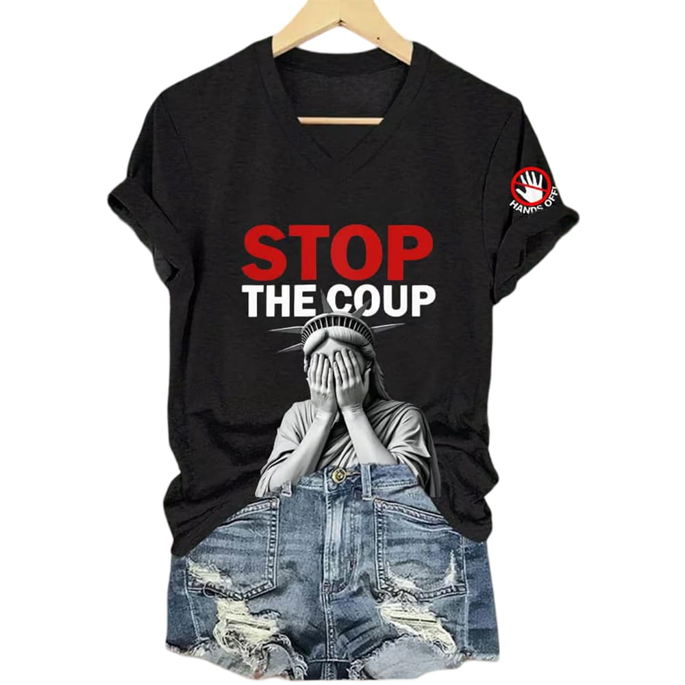 Hands Off Stop The Coup Shirt Hands Off Stop The Coup Shirt