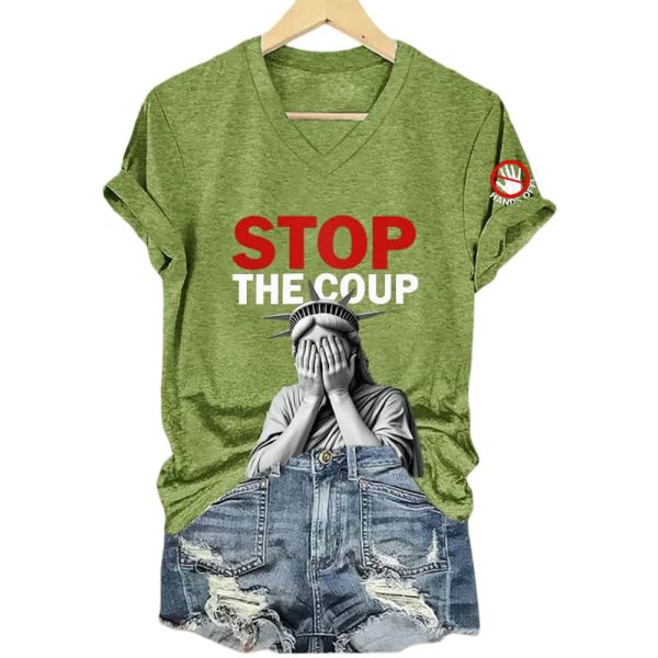 Hands Off Stop The Coup Shirt