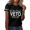 Hands Off We The People Veto Project 2025 Shirt