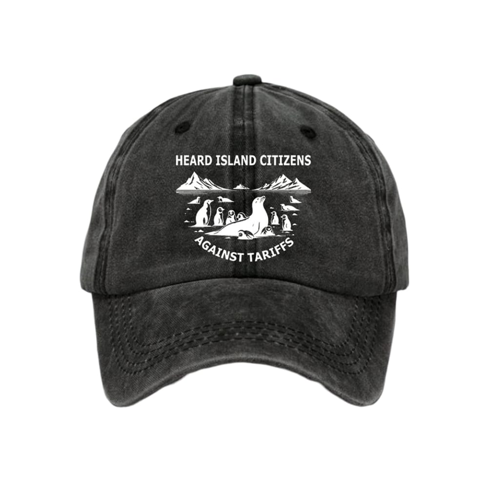 Heard Island Citizens Against Tariffs Baseball Cap Heard Island Citizens Against Tariffs Baseball Cap