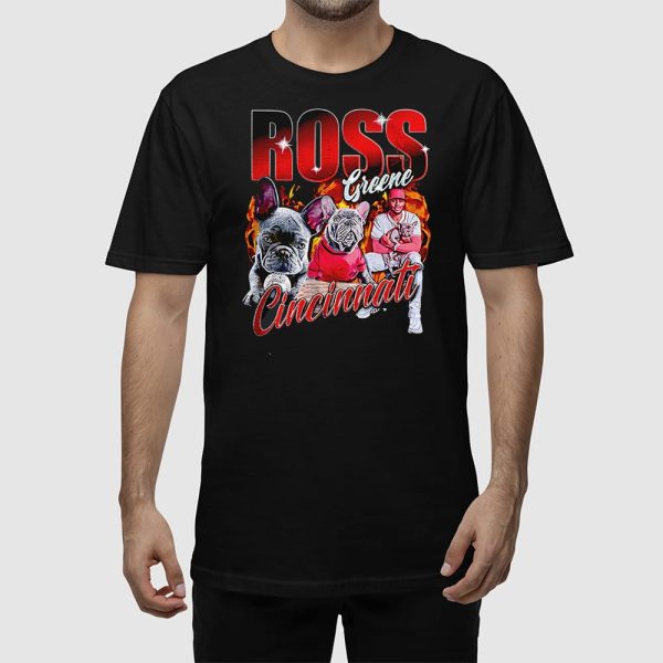 Hip Hop Ross Greene Reds Bulldog Baseball Shirt