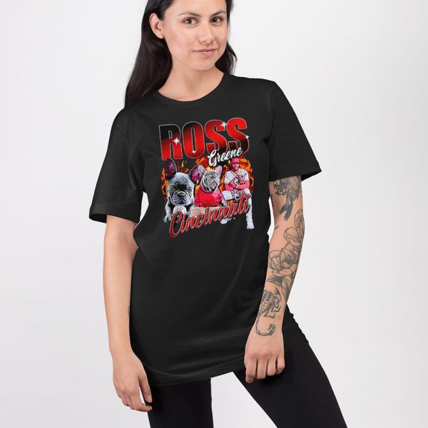 Hip Hop Ross Greene Reds Bulldog Baseball Shirt