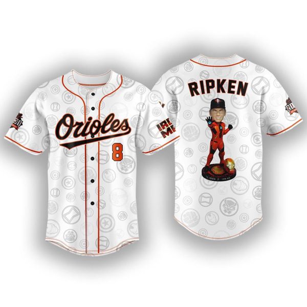 Honoring Cal Ripken Jr Iron Man Tribute Jersey
