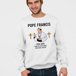 1936 2025 Thank You Pope Francis Your Legacy Lives On Shirt 4