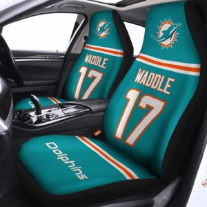 Waddle 17 Miami Football Car Seat Cover1