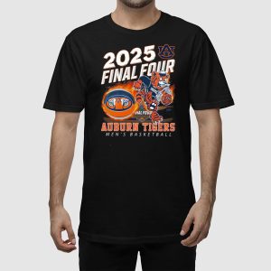 2025 Final Four Auburn Mens Basketball Two Sided Shirt 4