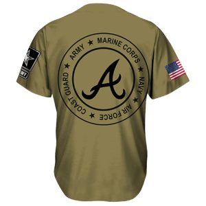 Braves Military Appreciation Night 2025 Jersey 3
