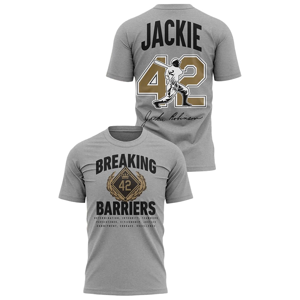 Jackie 42 Breaking Barriers Shirt 2025 Jackie 42 Breaking Barriers Shirt 2025