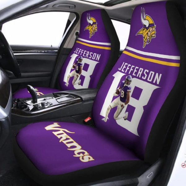 Jefferson 18 Minnesota Football Car Seat Cover