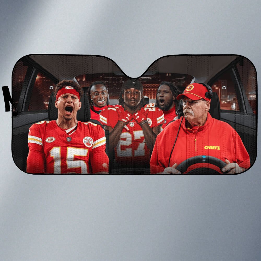 Kansas City Football Sun Shade Kansas City Football Sun Shade