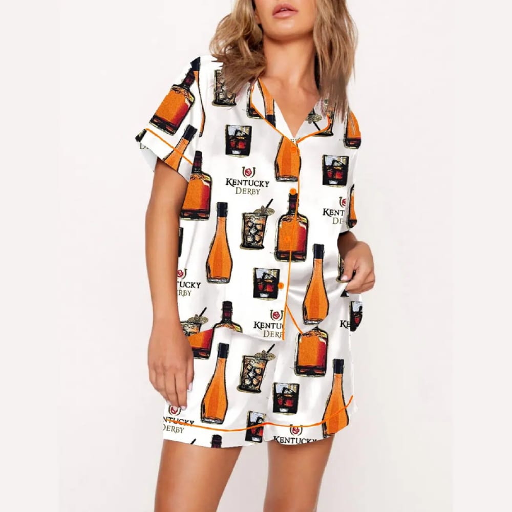 Kentucky Derby Derby Day Bourbon Pajama Set Kentucky Derby Derby Day Bourbon Pajama Set