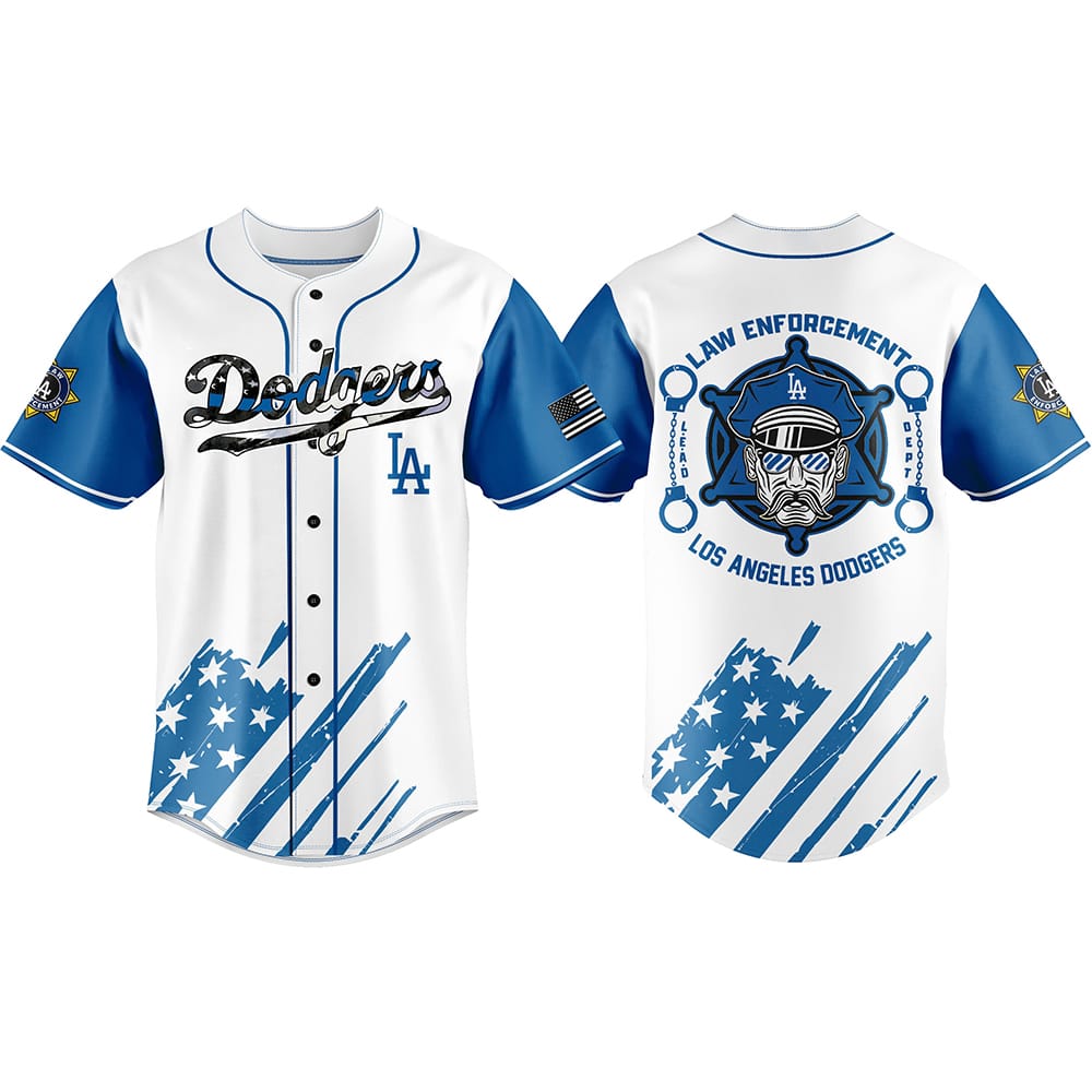 LA Dodgers Law Enforcement Appreciation Day 2025 Jersey LA Dodgers Law Enforcement Appreciation Day 2025 Jersey