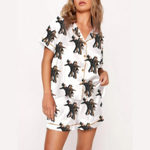 The Punch Print Pajama Set