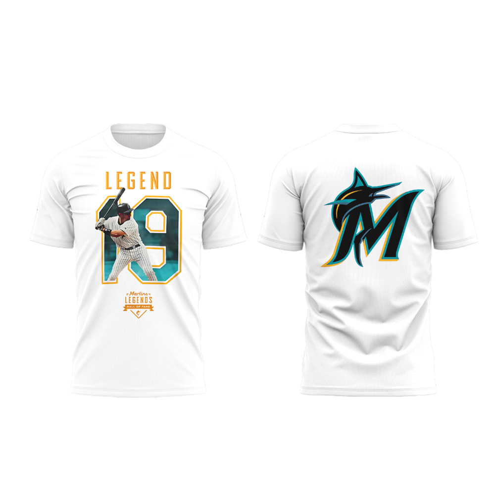 Legend Jeff Conine 19 Marlins Shirt Legend Jeff Conine 19 Marlins Shirt