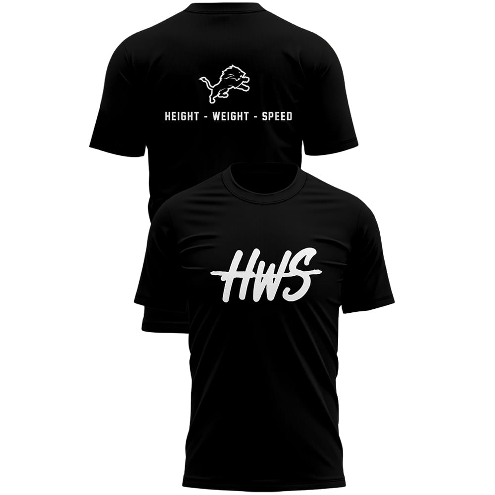 Lions HWS Height Weight Speed Shirt Lions HWS Height Weight Speed Shirt
