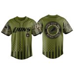 Lions United States Army Military Appreciation Night Jersey 2025